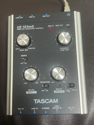 TASCAM US-122MKII USB2.0 Audio / MIDI Interface TEAC 2IN/2OUT 24bit/96kHz - Image 1 of 4