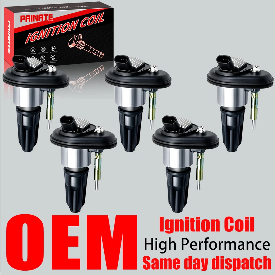 5X Brand OEM Ignition Coil For 2004-2008 GMC Canyon Chevy Colorado 3.5L L5 UF303 Foto 1 de 4