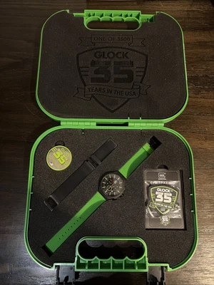 RELOJ GLOCK EDICIÓN LIMITADA 35 ANIVERSARIO TITANIO CRONO SOLAR 1 de 3500 Foto 1 de 4