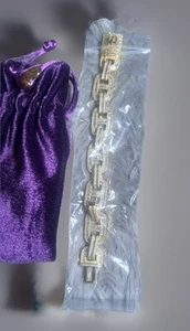 Simone l. Smith The Diamond Dynasty Link necklace NEW W Pouch - Picture 1 of 1