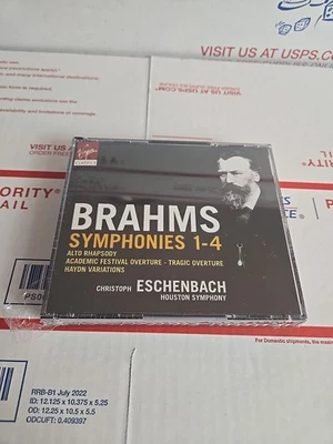 Brahms Symphonies 1-4, Eschenbach [Virgin 4 CD Box Set] NEW SEALED Foto 1 de 4