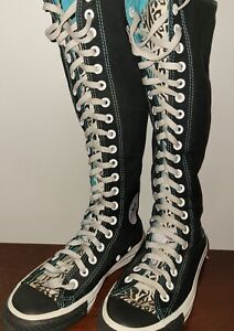 Converse Chuck Taylor All Star Sneakers Knee-High Zipper Back M4.5 / W6.5