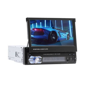 7" Car Radio Stereo Carplay Auto Flip Player Bluetooth MP3 MP4 MP5 - Picture 1 of 5