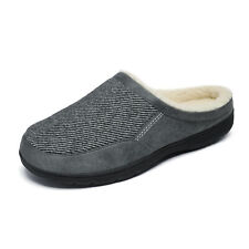 DREAM PAIRS Men's Cozy Memory Foam Slipper Comfortable Non-slip Fuzzy Home Shoes
