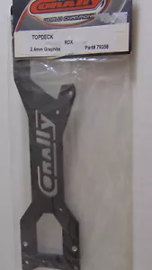 Cubierta superior de grafito Corally #79358 2,4 mm para RDX, PHI NUEVA EN CAJA - Imagen 1 de 1