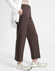 Neu mit Etikett Athleta Endeavor Hose gerades Bein walnussbraun Größe 14 - Bild 1 von 2