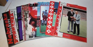 Lot of 8 Nebraska Football Programs from the 1990s - Picture 1 of 4