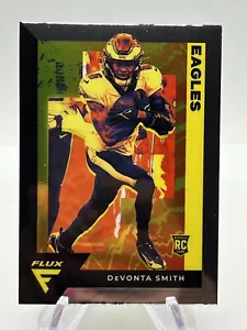 2021 Chronicles DeVonta Smith Flux Rookie Card RC #FX-11 Philadelphia Eagles - Picture 1 of 2