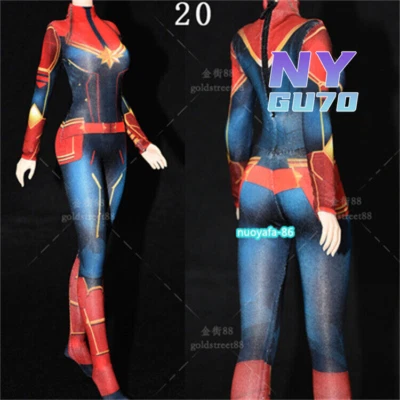 1:6 Captain  Bodysuit Tights Clothes For 12" Female  suit Action Figure - Image 1 of 3