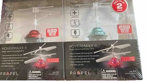 Propel Hovermaxx II Magic Hand Control UFO Beginner Level 2 Pack Red & Blue NIP - Picture 1 of 5