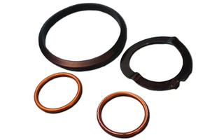 Reparaturset Auspuff Krümmer Dichtung 2x Füll Simson S51 S70 Schwalbe KR51 Star  - Bild 1 von 3