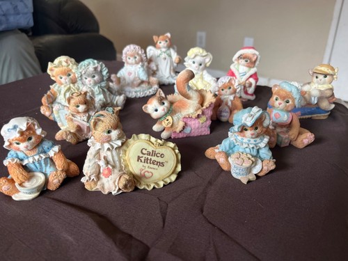 Calico Kittens figurines Lot Of 10- assorted 90s | eBay