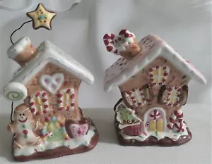 Juego de coctelera de sal y pimienta para casas de dulces de pan de jengibre interiores (2 piezas) - Imagen 1 de 9