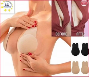 Reusable Long Ears Invisible Rabbit-shaped Lift Up Bra Tape MAGIC BEAUTY INSTANT - Picture 1 of 10