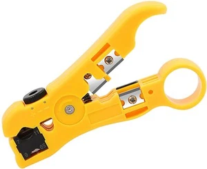 Universal Koaxialkabel Abisolierer, RJ6/59/11, CAT5e, Flachdraht, 1 Stück, STR-2U, kostenloser Versand - Bild 1 von 7