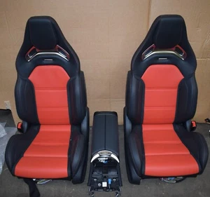 Original Mercedes AMG 205 C Klasse Cabrio Innenausstattung Performance Sitze rot - Picture 1 of 10