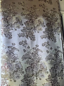 J C Penny Home Collection Curtain Panels Gold Floral 42×84 PANELS - Picture 1 of 3