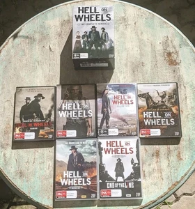 Hell On Wheels DVD 1-5 The Complete Series Season 1 2 3 4 5 Box Set EUC - Picture 1 of 10