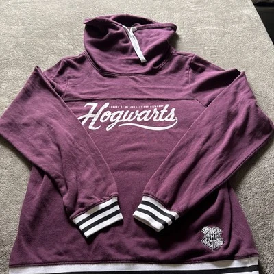 Suéter Harry Potter Niñas Granate Encogido de hombros Cordón Hogwarts Talla XLarge Foto 1 de 4