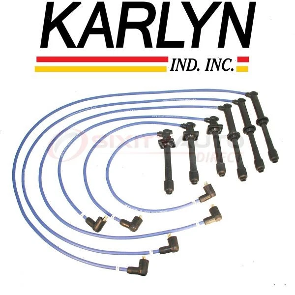 Karlyn Spark Plug Wire Set for 1981-1988 Saab 900 2.0L L4 - Ignition Plugs np Foto 1 de 4