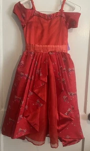 Vestido Princesa Roja Niñas Disney Parks Elena of Avalor Talla 10. - Imagen 1 de 15
