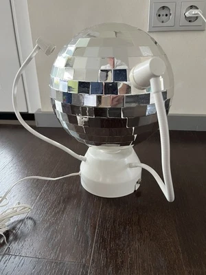 Ikea Discokugel drehende Deckenlampe Dansa 3 LED Leuchten 5m Kabel Stecker Top - Bild 1 von 4