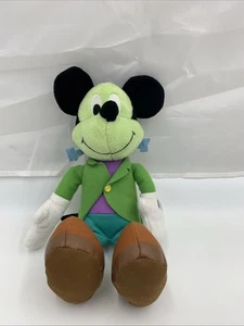 Disney Frankenstein Mickey Mouse Plush 9” Stuffed Animal Toy Halloween Green BO - Picture 1 of 6