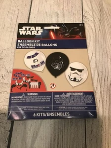 Star Wars Balloon Kit 6 Kits R2D2, Darth Vader & Stormtrooper -NEW - Picture 1 of 2