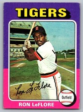 1975 Topps #628 Ron LeFlore ROOKIE RC Detroit Tigers Montreal Expos