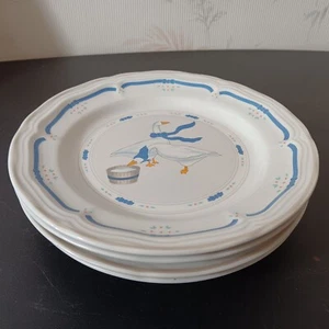 Set 4 piatti insalata Newcor Stonewear "Countryside" 7 1/2" mai usati - Foto 1 di 5