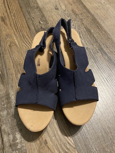 Sandali donna Clarks Annadel Bari con zeppa misura 8 5 larghi