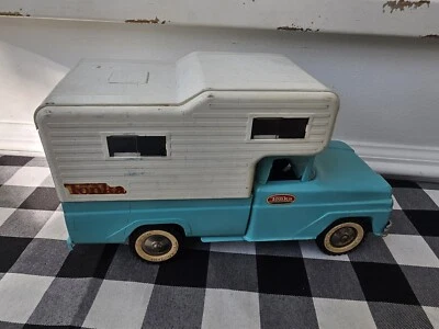 Camión cámper Tonka 1963 turquesa vintage años 60 todo original Foto 1 de 4