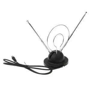 Oreille De Lapin Intérieure D'antenne Universelle Pour Câble HDTV UHF VHF TV - Picture 1 of 5