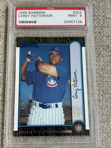 1999 Bowman Corey Patterson # 352 PSA 9 MINT Rookie Card