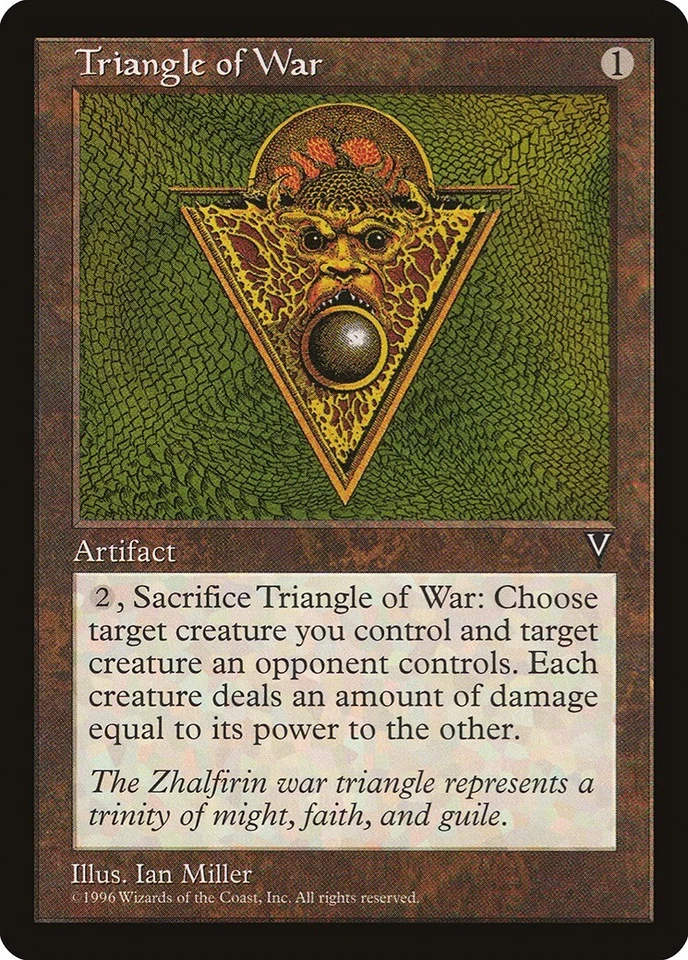 1 x Triangle of War - Visions - LP - Magic The Gathering - MTG - EOF - Image 1 of 1