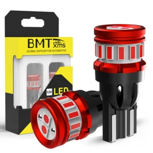 LED Inner Tail Light Bulbs Pure Red 168 192 194 2825 2pcs/set Super Bright - Picture 1 of 10