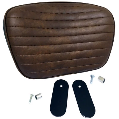 New OEM Harley-Davidson FL Shovelhead Flex Comfort Backrest Pad Brown 52569-77 - Image 1 of 2