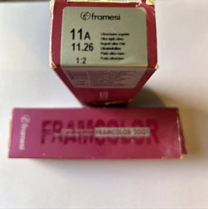FRAMESI Framcolor 2001 Permanent Cream Hair Color 11A Ultra Light Silver - Picture 1 of 1