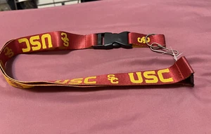 USC Trojans Double Sided Lanyard NCAA Licensed  W/Key Strap Function - Picture 1 of 3
