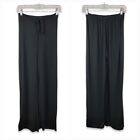 Petra Sheer Black Tie Front Swim Coverup Pants Size Xs