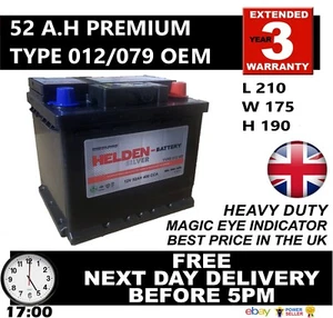 L1 012 EB500 Battery fits KIA NIRO VENGA PICANTO XCEED CEED SOUL CERATO PRO CEED - Picture 1 of 1