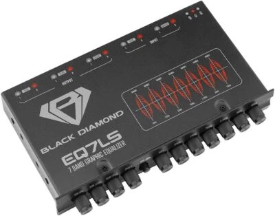 Ecualizador estéreo de 7 bandas Black Diamond/preamplificador cruzado - EQ7LS Foto 1 de 4