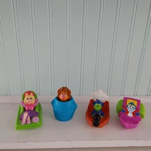 Henson Muppet Treasure Island 4 Bath Toy Items Miss Piggy Gonzo Kermit Fozzie - Picture 1 of 4