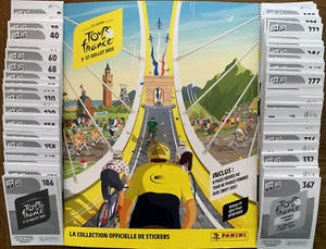 Panini Tour de France 2025 Juego Completo 367 Pegatinas Sueltas y Álbum Vacío - Imagen 1 de 1