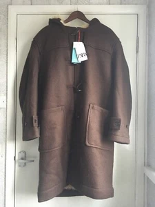 ZARA MAN X HARRY LAMBERT TOGGLE DUFFLE COAT overcoat M BNWT - Picture 1 of 19