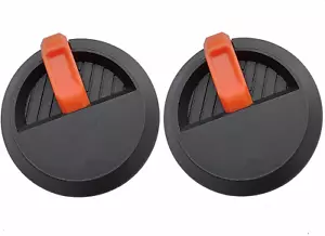 Perillas de válvula para parrillas de plancha Blackstone de reemplazo profesional (paquete de 2 negras) - Imagen 1 de 12