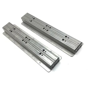 Lot of 2 Ball Bearing Cabinet Drawer Slide, Travel: 13", Closed Length: 12" - Picture 1 of 4