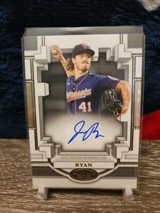 2023 Topps Tier One Joe Ryan Autograph #020/299 Minnesota Twins BOA-JRY 