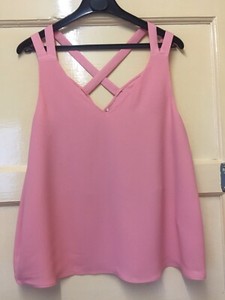 Womens Lovely Dusty Pink Top Size 12 By River Island