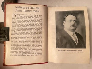 La obra del gobierno de Quiñones Molina El Salvador 1923 1925 Manuel Raul Andino - Picture 1 of 18